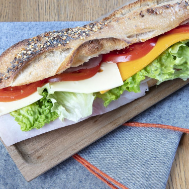 Sandwich jambon fromage